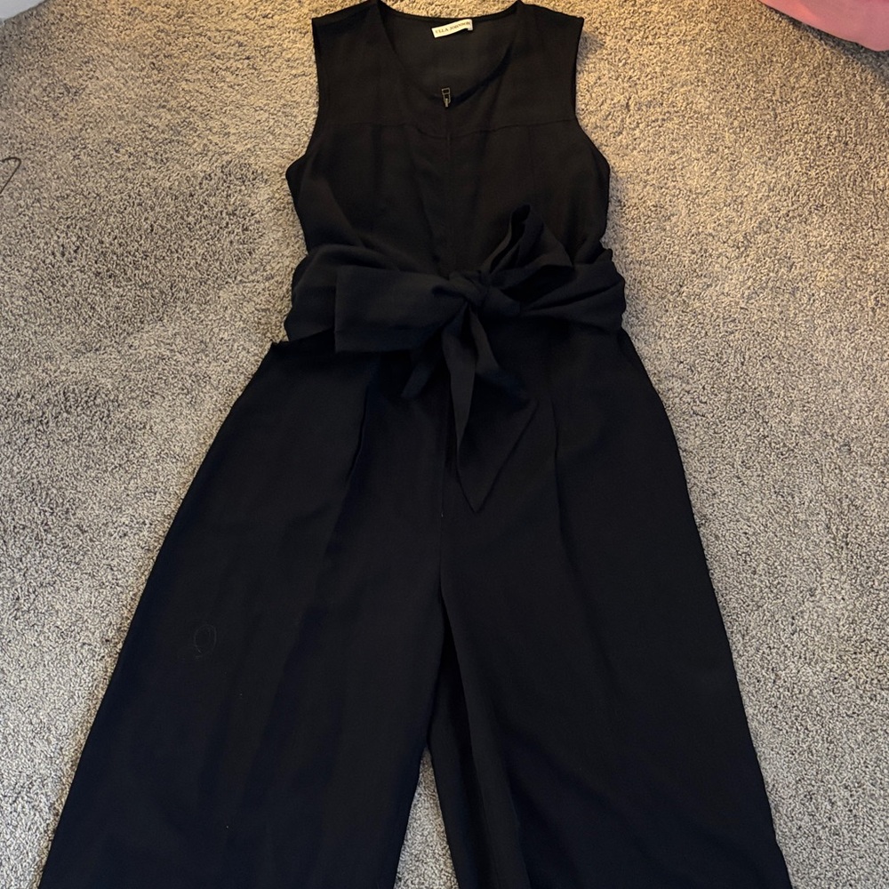 Ulla Johnson Black Sleeveless Jumpsuit